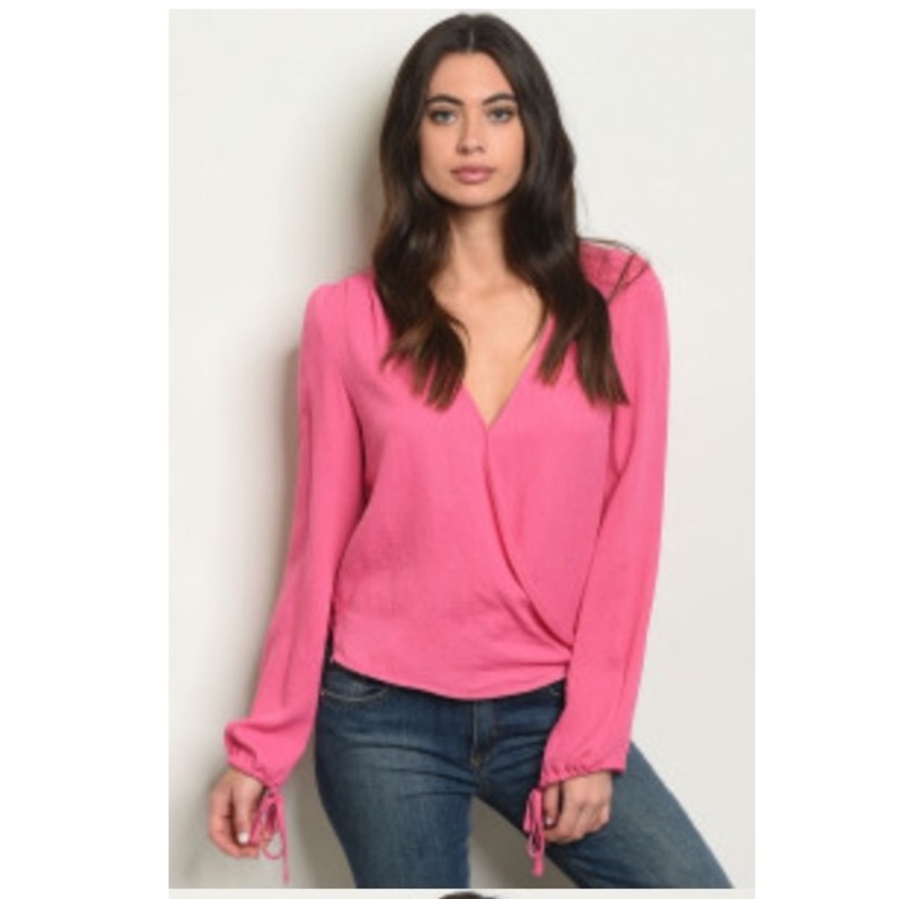 Pink Long Sleeve Top